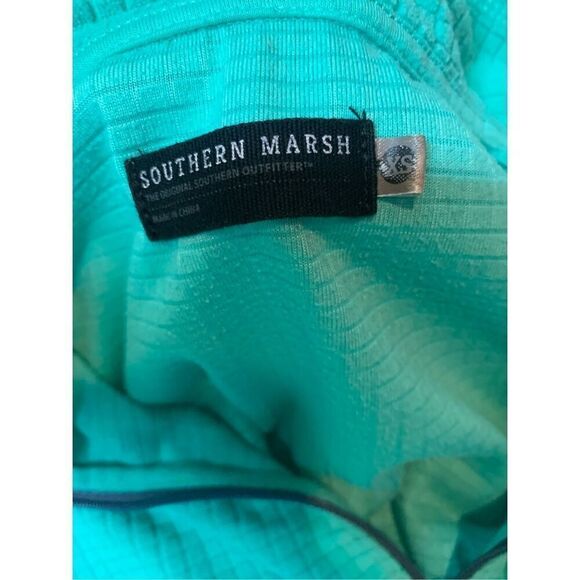 Southern Marsh FieldTec Dune Quarter Zip Pullover Sea Green XS - Picture 3 of 6